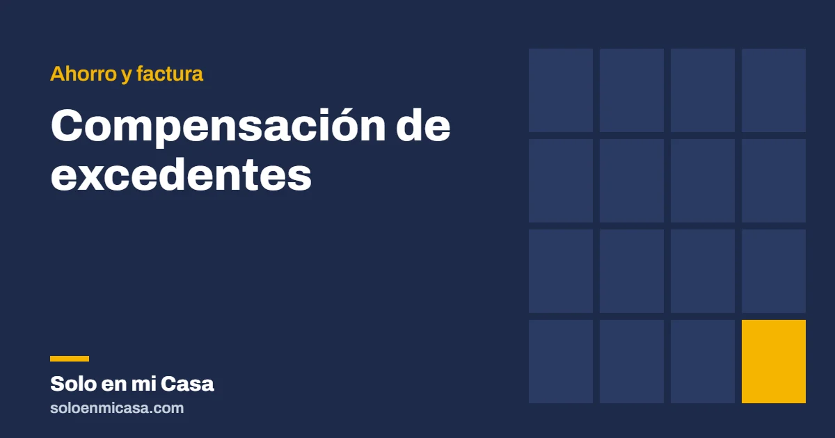 Portada del artículo: Compensación de excedentes